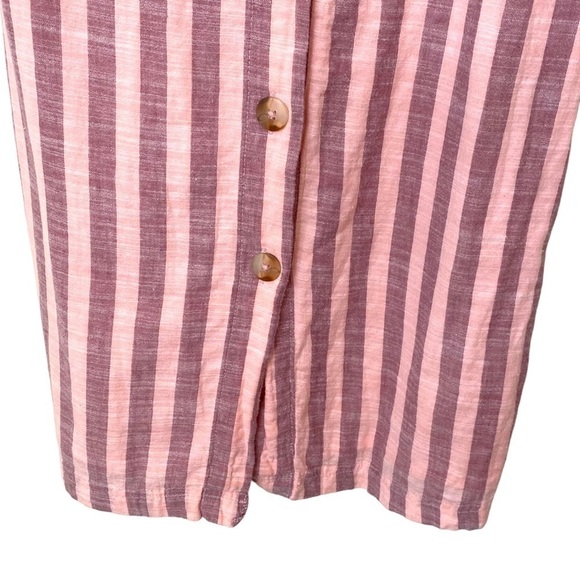 Ichi Womens Tulle Button Down Midi Dress - Picture 4 of 10